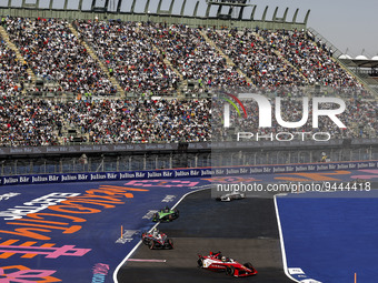 Action at Foro Sol during the 2023 Hankook Mexico City E-Prix, 1st meeting of the 2022-23 ABB FIA Formula E World Championship, on the Autod...