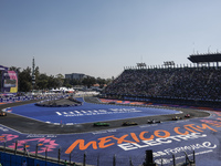 Action at Foro Sol during the 2023 Hankook Mexico City E-Prix, 1st meeting of the 2022-23 ABB FIA Formula E World Championship, on the Autod...