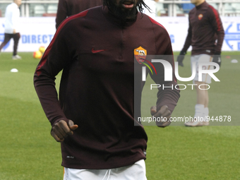 Gervinho before the Seria A match  between Torino FC and AS Roma at the olympic stadium of turin on december 5, 2015 in torino, italy.  (