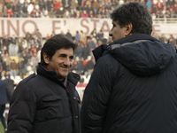 The president of Torino team Urbano Cairo before the Seria A match  between Torino FC and AS Roma at the olympic stadium of turin on decembe...