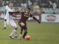 Giuseppe Vives and Radja Nainggolan during the Seria A match  between Torino FC and AS Roma at the olympic stadium of turin on december 5, 2...