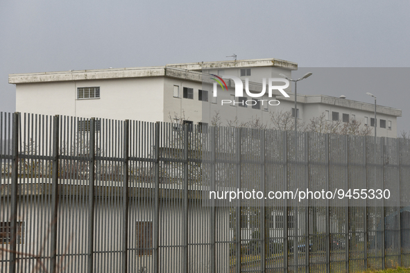 An exterior view of “Supercarcere Le Costarelle” jail in L’Aquila, Italy, on January 17, 2023. Mafia Boss Matteo Messina Denaro now is held...