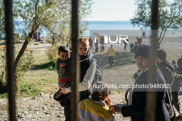 Migrants approach the coast of the northeastern Greek island of Lesbos on Thursday, Dec. 7, 2015. About 5,000 migrants are reaching Europe e...