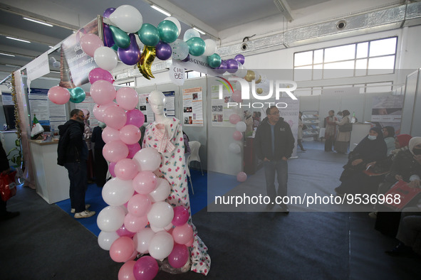 The 6th edition of the Cancer Information Fair (SICAN), at the Palais des Expositions, in Algiers, Algeria on February 02, 2023 