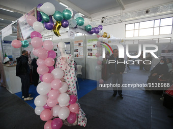 The 6th edition of the Cancer Information Fair (SICAN), at the Palais des Expositions, in Algiers, Algeria on February 02, 2023 (