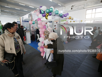 The 6th edition of the Cancer Information Fair (SICAN), at the Palais des Expositions, in Algiers, Algeria on February 02, 2023 (