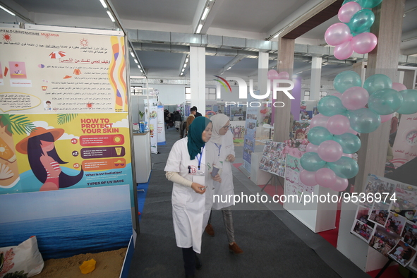 The 6th edition of the Cancer Information Fair (SICAN), at the Palais des Expositions, in Algiers, Algeria on February 02, 2023 