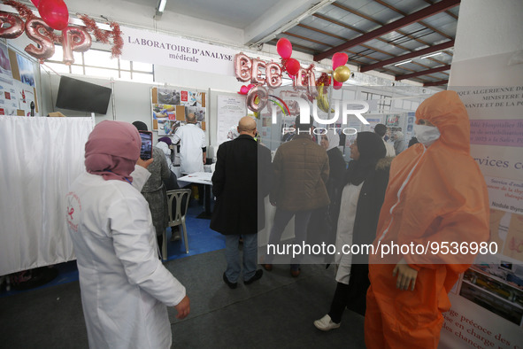 The 6th edition of the Cancer Information Fair (SICAN), at the Palais des Expositions, in Algiers, Algeria on February 02, 2023 