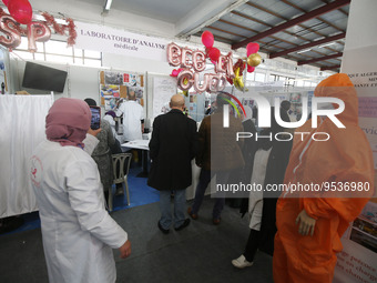 The 6th edition of the Cancer Information Fair (SICAN), at the Palais des Expositions, in Algiers, Algeria on February 02, 2023 (