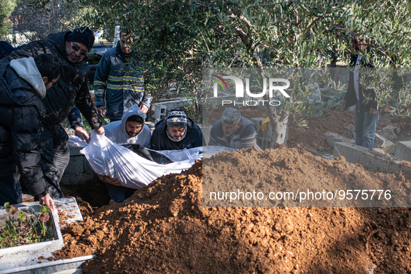 On 11 February 2023, the families of people who were killed in twin earthquakes that hit Turkey and Syria gathered at graveyards in Antakya,...