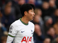 Son Heung-Min of Tottenham Hotspur during the Premier League match between Leicester City and Tottenham Hotspur at the King Power Stadium, L...