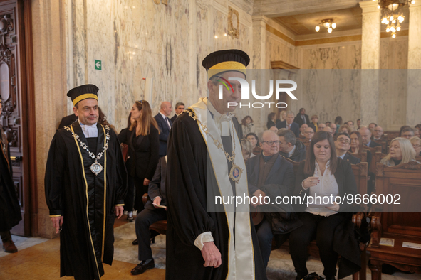 Inauguration of the 679th academic year of the University of Pisa in Pisa, Italy, on Feb. 28, 2023. The ceremony was opened by Health Minist...