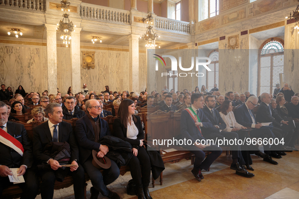 Inauguration of the 679th academic year of the University of Pisa in Pisa, Italy, on Feb. 28, 2023. The ceremony was opened by Health Minist...