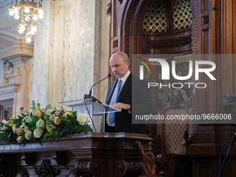 Inauguration of the 679th academic year of the University of Pisa in Pisa, Italy, on Feb. 28, 2023. The ceremony was opened by Health Minist...