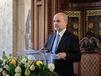 Inauguration of the 679th academic year of the University of Pisa in Pisa, Italy, on Feb. 28, 2023. The ceremony was opened by Health Minist...