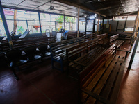 A deserted National Hospital Colombo as health workers hold a work strike in Colombo on March 01, 2022. Number of trade unions in the essent...