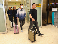 The first group of Chinese tourists who came to Sri Lanka after the COVID pandemic on March 1, 2023, in Katunayake, Sri Lanka.  A Sri Lankan...