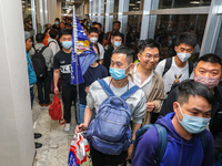 The first group of Chinese tourists who came to Sri Lanka after the COVID pandemic on March 1, 2023, in Katunayake, Sri Lanka.  A Sri Lankan...