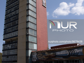 March 02, 2023. Mexico City, Mexico: General view of the  Esplanade of the central campus in University City of the National Autonomous Univ...