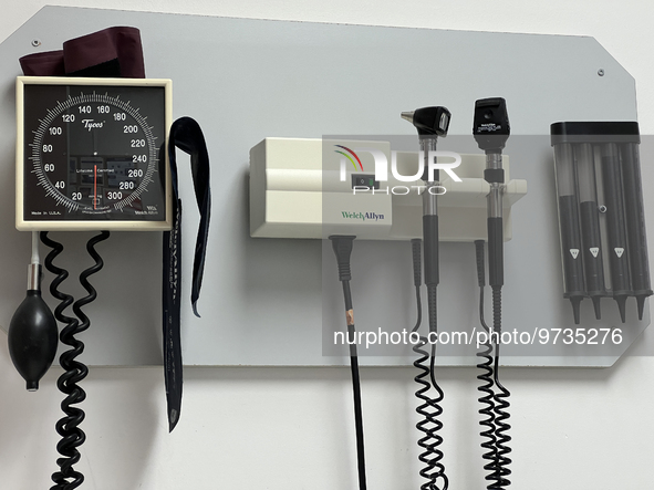 Instruments seen in a medical clinic in Toronto, Ontario, Canada, on March 11, 2023. On March 11, 2020, the world came to a screeching halt...