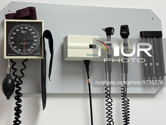 Instruments seen in a medical clinic in Toronto, Ontario, Canada, on March 11, 2023. On March 11, 2020, the world came to a screeching halt...