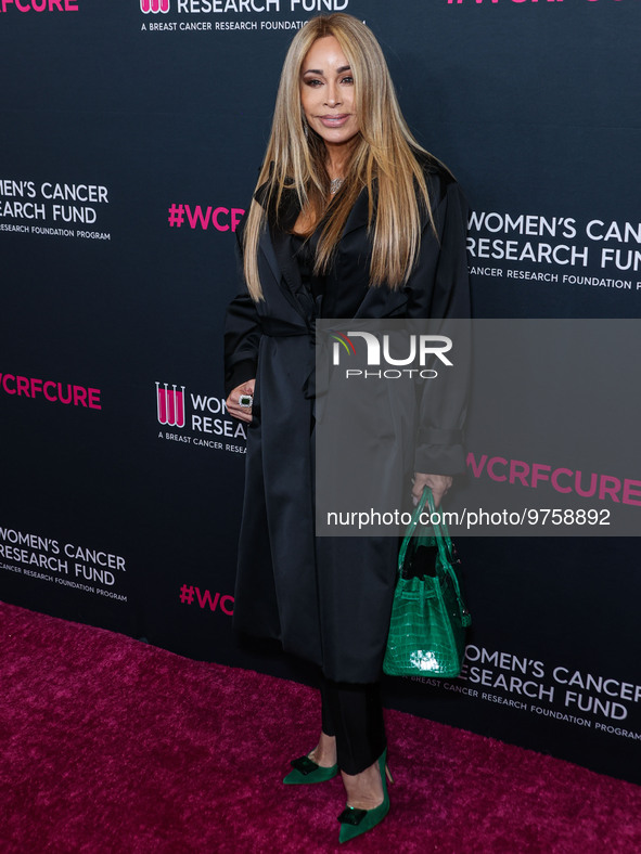 American television personality, author and interior designer Faye Resnick arrives at The Women's Cancer Research Fund's An Unforgettable Ev...