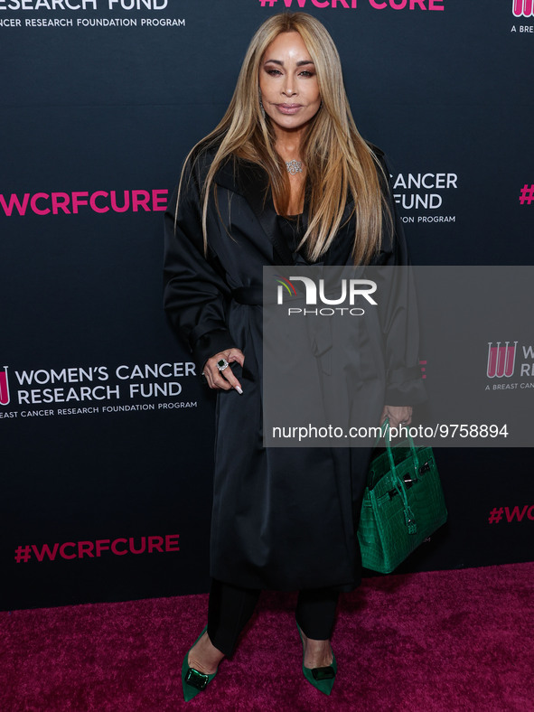 American television personality, author and interior designer Faye Resnick arrives at The Women's Cancer Research Fund's An Unforgettable Ev...