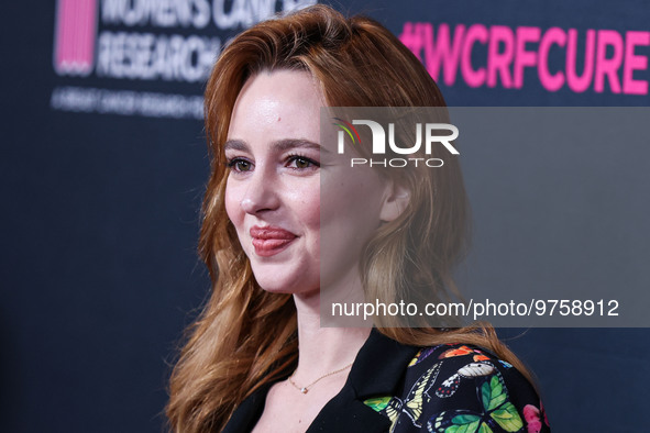 Australian actress Natasha Bassett arrives at The Women's Cancer Research Fund's An Unforgettable Evening Benefit Gala 2023 held at the Beve...