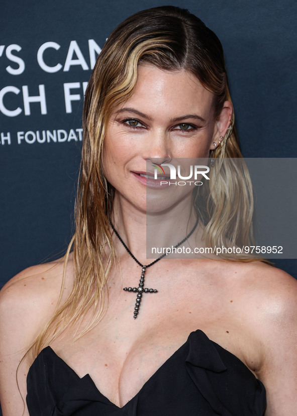 Namibian model Behati Prinsloo arrives at The Women's Cancer Research Fund's An Unforgettable Evening Benefit Gala 2023 held at the Beverly...