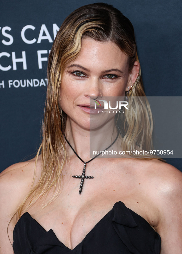 Namibian model Behati Prinsloo arrives at The Women's Cancer Research Fund's An Unforgettable Evening Benefit Gala 2023 held at the Beverly...