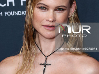 Namibian model Behati Prinsloo arrives at The Women's Cancer Research Fund's An Unforgettable Evening Benefit Gala 2023 held at the Beverly...