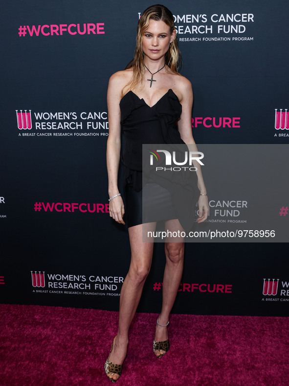 Namibian model Behati Prinsloo arrives at The Women's Cancer Research Fund's An Unforgettable Evening Benefit Gala 2023 held at the Beverly...