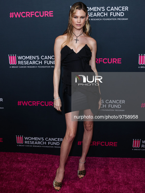 Namibian model Behati Prinsloo arrives at The Women's Cancer Research Fund's An Unforgettable Evening Benefit Gala 2023 held at the Beverly...