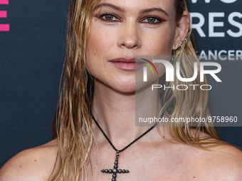 Namibian model Behati Prinsloo arrives at The Women's Cancer Research Fund's An Unforgettable Evening Benefit Gala 2023 held at the Beverly...