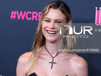 Namibian model Behati Prinsloo arrives at The Women's Cancer Research Fund's An Unforgettable Evening Benefit Gala 2023 held at the Beverly...