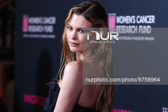 Namibian model Behati Prinsloo arrives at The Women's Cancer Research Fund's An Unforgettable Evening Benefit Gala 2023 held at the Beverly...