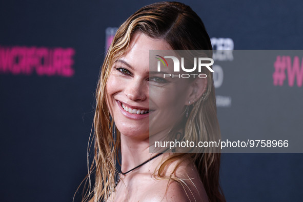 Namibian model Behati Prinsloo arrives at The Women's Cancer Research Fund's An Unforgettable Evening Benefit Gala 2023 held at the Beverly...