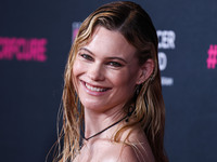 Namibian model Behati Prinsloo arrives at The Women's Cancer Research Fund's An Unforgettable Evening Benefit Gala 2023 held at the Beverly...