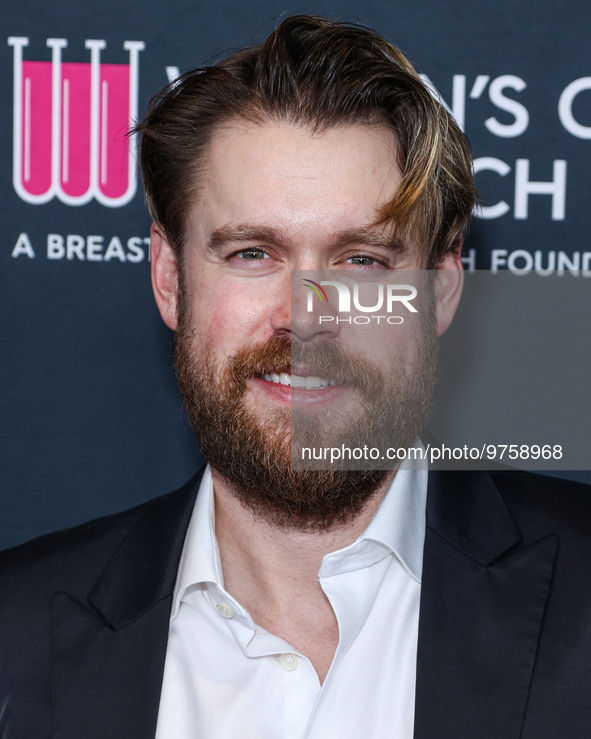 American actor and musician Chord Overstreet arrives at The Women's Cancer Research Fund's An Unforgettable Evening Benefit Gala 2023 held a...