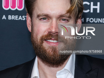 American actor and musician Chord Overstreet arrives at The Women's Cancer Research Fund's An Unforgettable Evening Benefit Gala 2023 held a...