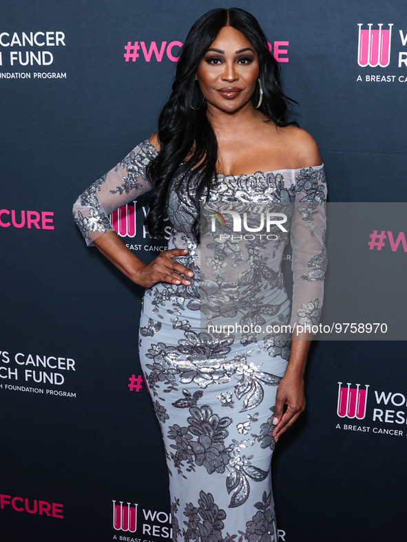 American model, reality television personality and actress Cynthia Bailey arrives at The Women's Cancer Research Fund's An Unforgettable Eve...