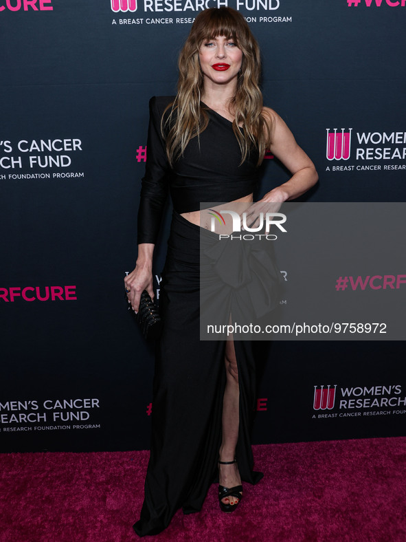 American dancer, actress and singer Julianne Hough arrives at The Women's Cancer Research Fund's An Unforgettable Evening Benefit Gala 2023...