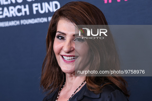 Canadian actress, director, producer and screenwriter Nia Vardalos arrives at The Women's Cancer Research Fund's An Unforgettable Evening Be...