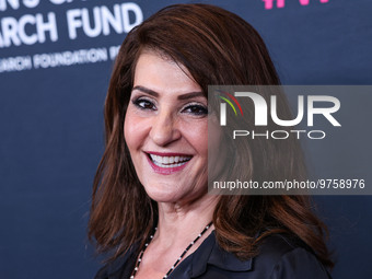 Canadian actress, director, producer and screenwriter Nia Vardalos arrives at The Women's Cancer Research Fund's An Unforgettable Evening Be...