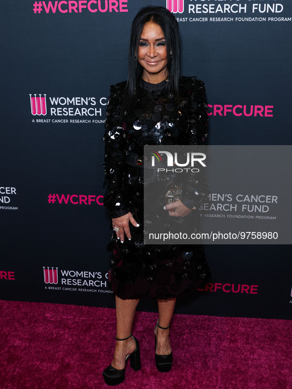 NJ Falk arrives at The Women's Cancer Research Fund's An Unforgettable Evening Benefit Gala 2023 held at the Beverly Wilshire, A Four Season...