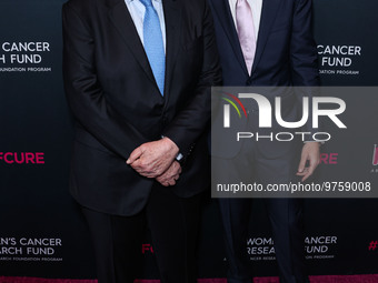 American film producer and businessman Steve Tisch and son Zachary Tisch arrive at The Women's Cancer Research Fund's An Unforgettable Eveni...