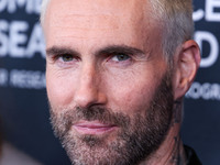 American singer and songwriter Adam Levine of American pop rock band Maroon 5 arrives at The Women's Cancer Research Fund's An Unforgettable...