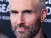 American singer and songwriter Adam Levine of American pop rock band Maroon 5 arrives at The Women's Cancer Research Fund's An Unforgettable...