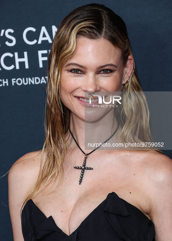 Namibian model Behati Prinsloo arrives at The Women's Cancer Research Fund's An Unforgettable Evening Benefit Gala 2023 held at the Beverly...