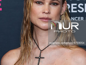 Namibian model Behati Prinsloo arrives at The Women's Cancer Research Fund's An Unforgettable Evening Benefit Gala 2023 held at the Beverly...